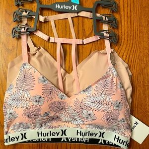 Hurley Bonded Edge Lounge Bra - 2-Pack, Low Impact (For Women)